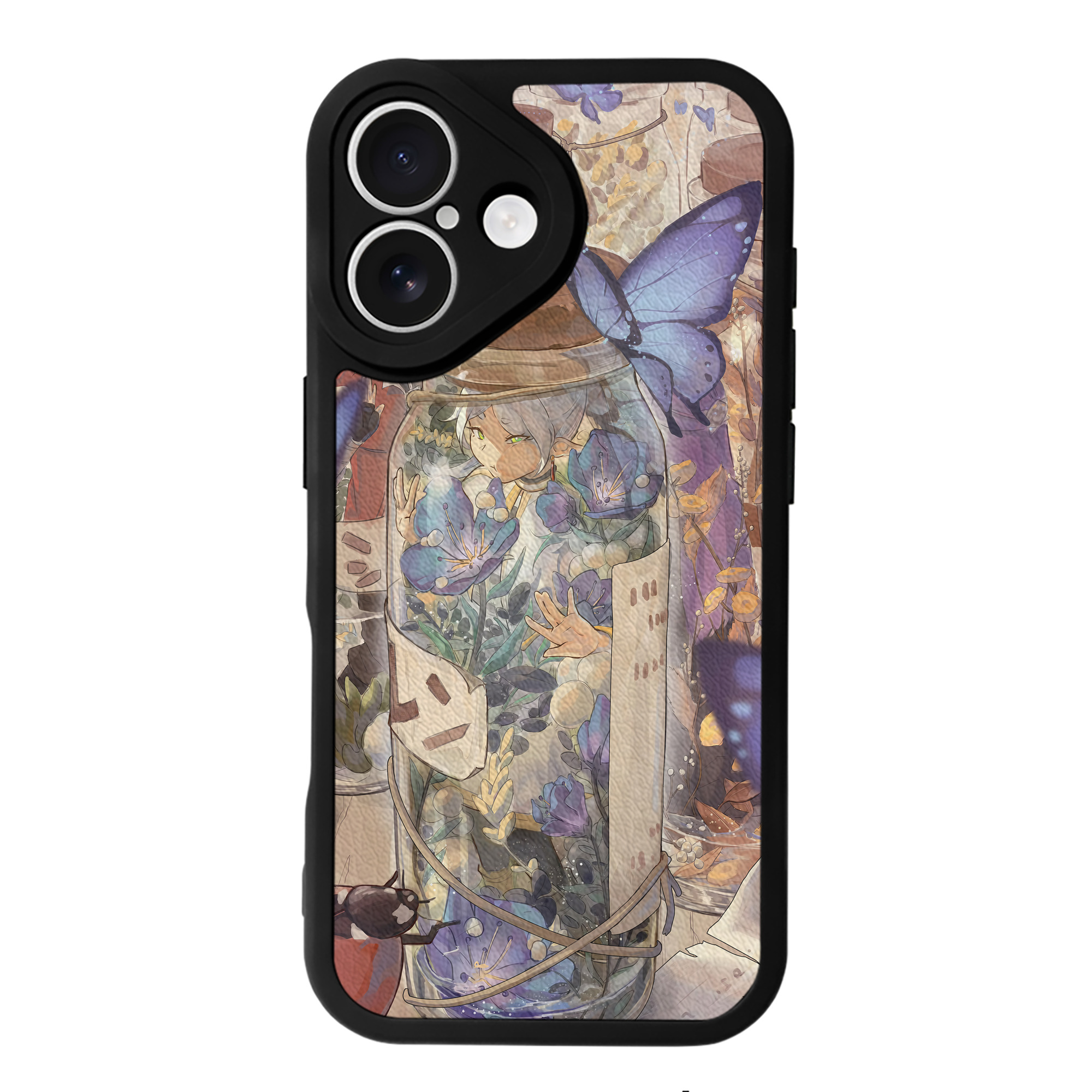 （画像用） 葬送のフリーレン Frieren 【iPhone 16シリーズ対応】シリコンスマホケース（レザー調） 材質：シリコン